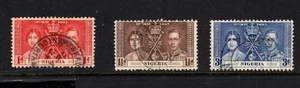 NIGERIA -1937 GeorgeVI Krönungsset- gebraucht - Bild 1 von 1