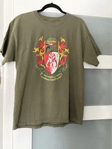 Star Wars Men's Mandalorian Mando Bounty Hunter T-Shirt Size Large Boba Fett - Picture 1 of 5