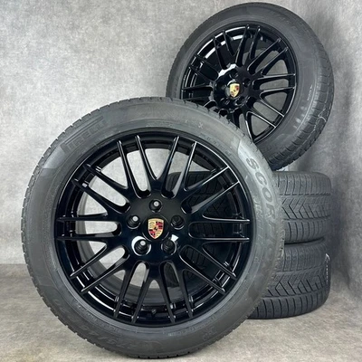 Winterräder Porsche Cayenne E2 958 20" Original RS Spyder Felgen Turbo S GTS 9J - Bild 1 von 4