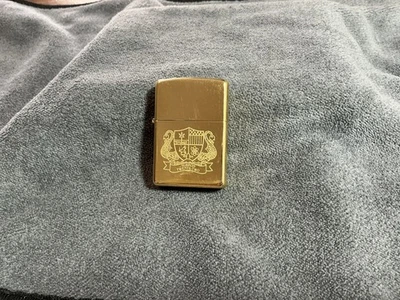 Vintage 2003 Zippo Submarine Squadron 22 Military Lighter - Dent In Top - Image 1 of 4