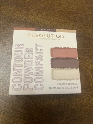 Revolution Contour Powder Compact Medium Colors  Contouring palette new - Image 1 of 4