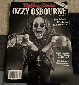 Rolling Stone Ozzy Osbourne Tribute Edition Magazine 2025 - Picture 1 of 3