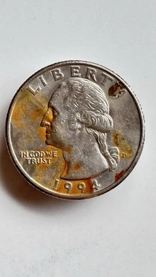 Planchet D Quarter Wrong 1994 Foto 1 de 4