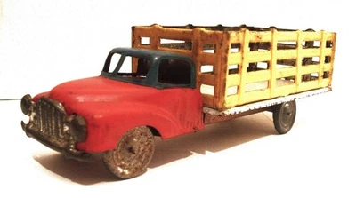 Bedford TJ 6 Camion vintage in latta made in Portugal anni '50 AML - Immagine 1 di 4