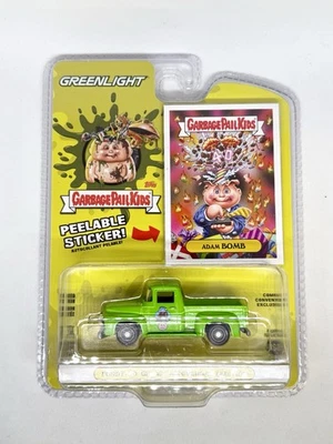2025 SDCC EXCLUSIVE GREENLIGHT TOPPS GARBAGE PAIL KIDS 40TH ADAM BOMB FORD F-100 - Image 1 of 2