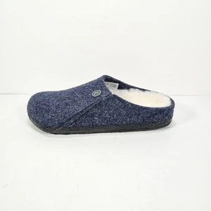 Birkenstock Zermatt Schuhe Kinder Gr. 31 Blau Wolle Slipper Pantolette Sandale Lammfell - Bild 1 von 8