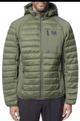 Chaqueta softshell Merrell para hombre con capucha mixta acolchada talla mediana nueva con etiquetas Foto 1 de 3