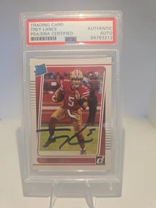 Panini Donruss 2021 Trey Lance Rated Rookie PSA Authentic Autograph - Picture 1 of 2