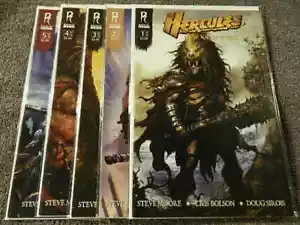 2009 RADICAL Comics HERCULES The Knives Of Kush #1-5 Complete Series Set - NM/MT - Picture 1 of 6