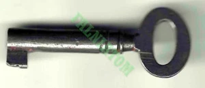 Llave esqueleto barril hueco vintage - aproximadamente 1,75" de largo - Imagen 1 de 1