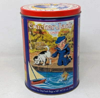 Vintage 1992 Cracker Jack Limited Edition Popcorn Third in Series 8 2/3 oz Tin - Image 1 of 4