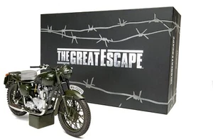 The Great Escape - Triumph TR6 Trophy Moto (resistente alle intemperie) scala 1:12 pressofusa - Foto 1 di 10