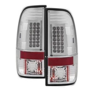 Spyder LED Tail Lights Chrome For 97-03 Ford F150/F250/F350/F450 #5003478 - Picture 1 of 12