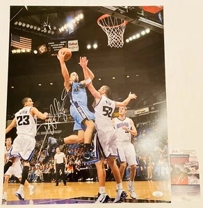 Deron Williams Signed 16x20 Photo Jsa Coa Utah Jazz - Picture 1 of 3