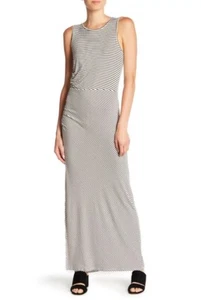 Bobeau Maxikleid mit seitlichen Rüschen und Streifen, U-Ausschnitt ärmellos Gr. 2XL - Bild 1 von 6