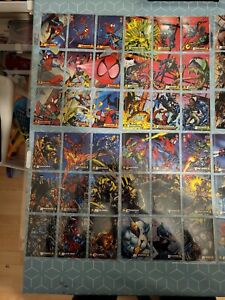 THE AMAZING SPIDER-MAN 1ST EDITION TRADING CARDS 1-150 BY FLEER 1994 COLLECTION