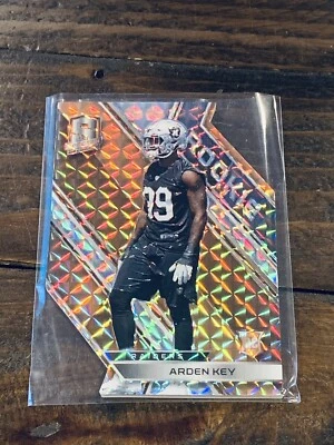 2018 Panini Spectra Rookies Arden Key 152 Neon Gold Die-Cut #4/5 Mint SSP - Image 1 of 4