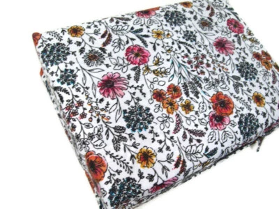 Signature Collection Brush Microfiber Flower Floral Sketch Print Twin Sheet Set - Image 1 of 4