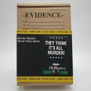 Red Herring - They Think Its All Murder - Murder Mystery Party Game - 18 Players - Picture 1 of 8