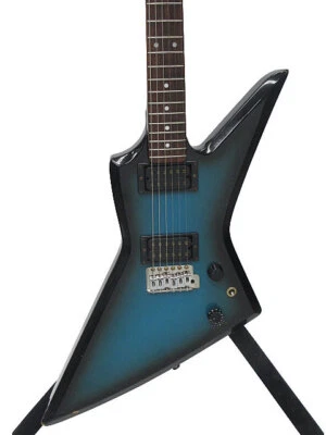 Aria Pro II ZZ Deluxe Matsumoku 1983 Electric Guitar Blue Used From Japan - Image 1 of 4