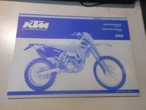 Chasis manual de piezas de repuesto de fábrica KTM 2002 400/520 SX MC EXC Racing 3.208.45 - Imagen 1 de 6