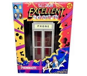 Bill and Teds Excellent Adventure Figbiz Time Traveling Phone Booth Figure New - Picture 1 of 18