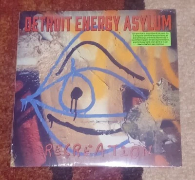 DETROIT ENERGY ASYLUM RECREATION Sealed New ROCK LP W PATTI SMITH Red Vinyl 2018 - Image 1 of 3