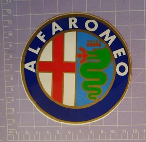 ALFA ROMEO Sticker 10.5cm x 10.5cm approx As per image - Picture 1 of 1