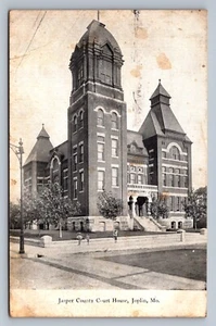 Postkarte Missouri Joplin Jasper County Court House Außen 1911 L146 - Bild 1 von 2
