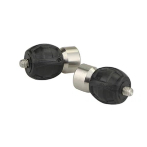 2pcs Archery Sight Stabilizer Ball Recurve Compound Bow Silencer Rubber Damper - Picture 1 of 12