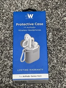 JW Protective Case For AirPods Wireless Headphones For AirPods Series 1 & 2 New! - Photo 1 sur 2