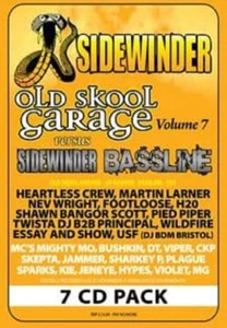 Sidewinder Old Skool Garage Volume 7 Vs Sidewinder Bassline CD Pack - Picture 1 of 1