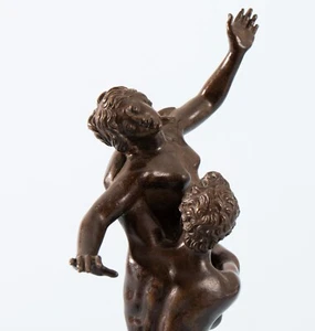 Antique Bronze Sculpture Group c.1890 Abduction of the Sabines - Picture 1 of 9