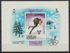 Sharjah 1968 used Bl.31 B Olympische Spiele Olympic Games Grenoble Winter Sport