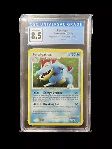 CGC 8.5 Pokemon Feraligatr 8/123 Mysterious Treasures 2007 Holo NM-MN + Old Label - Bild 1 von 2