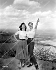crp-18287 1957 beauties Elaine Stewart & Diane Foster on location Mancos Valley