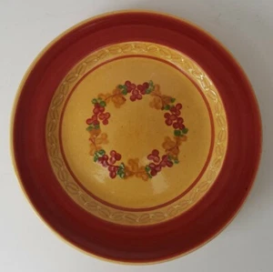 Terre e Provence Französische Keramik Enveu Souleo Coupe 9" Salatteller Floral - Bild 1 von 4