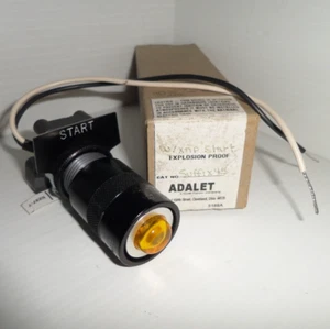 ⭐NUEVO EN CAJA⭐ADALET SUFIJO45 PULSADOR ILUMINADO ÁMBAR A PRUEBA DE EXPLOSIONES 120Vac - Imagen 1 de 13