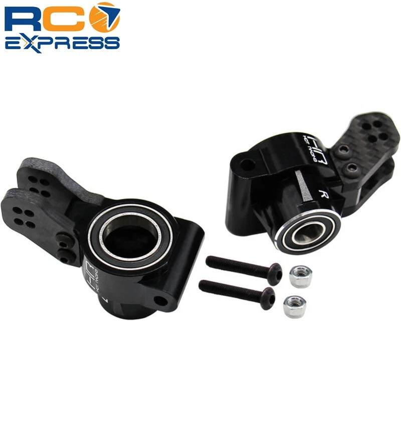 Cubos traseiros de alumínio Hot Racing Arrma Kraton Outcast V6 rolamentos HD AOV22M01 - Imagem 1 de 4