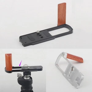 Solid Wood L Bracket Handle Hand Grip Holder For Panasonic Lumix S9 Camera Part - Picture 1 of 12