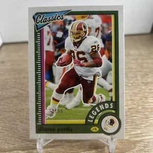 2022 Panini Classics #143 Clinton Portis Red Back /99 Washington Redskins - Foto 1 di 2