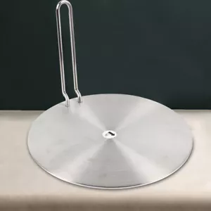 Universal Edelstahl Adapterplatte für Induktion Kochfeld Induktionsadapter 24cm - Bild 1 von 6
