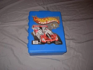 Vintage Hot Wheels 48 Car Carry Case Style No. 20020 Blue Mattel Racing USA 2004 - Picture 1 of 6