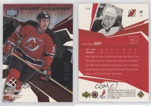 2003-04 Upper Deck Black Diamond Red /50 Mike Rupp Michael Rupp #174
