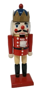 Vintage 1991 Silvestri Nutcracker Soldier Wood Christmas Figurine 7" In Box - Picture 1 of 7