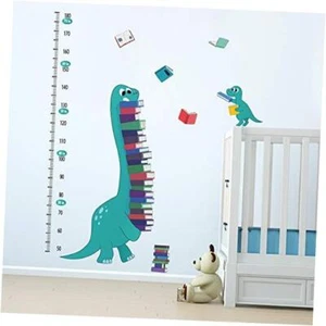 Dinosaurs Height Charts Wall Stickers Books Growth Wall Decals Art Decor for - Picture 1 of 8