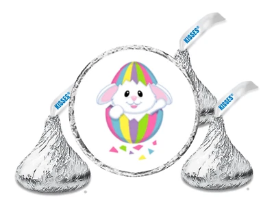 108 Easter decorations hershey kiss labels, stickers, tags  - Image 1 of 2