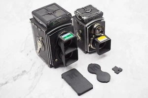 Rolleiflex Old Standard K1A K2 Lens Hood/Cap/Filter System (no camera/filter) - Picture 1 of 13