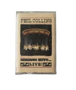 TESTED Phil Collins Serious Hits...Live! Double Play Cassette 80'S Pop Rock Hits - Picture 1 of 2