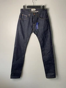 NWT Taylor Stitch The Slim Jean Cone Mills Dark Wash Reserve Selvage 28 X 33.5 - Picture 1 of 10